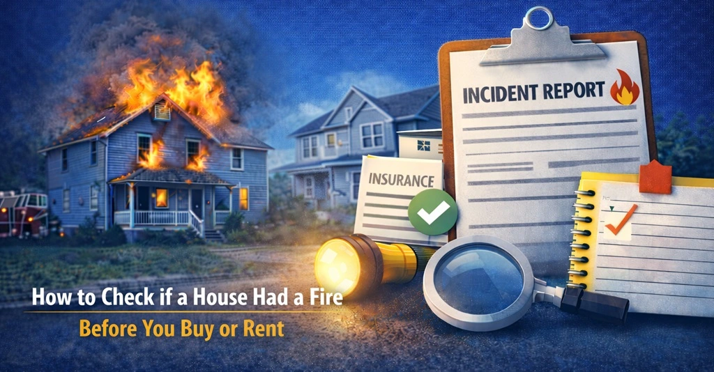 How to Check if a House Had a Fire Before You Buy or Rent