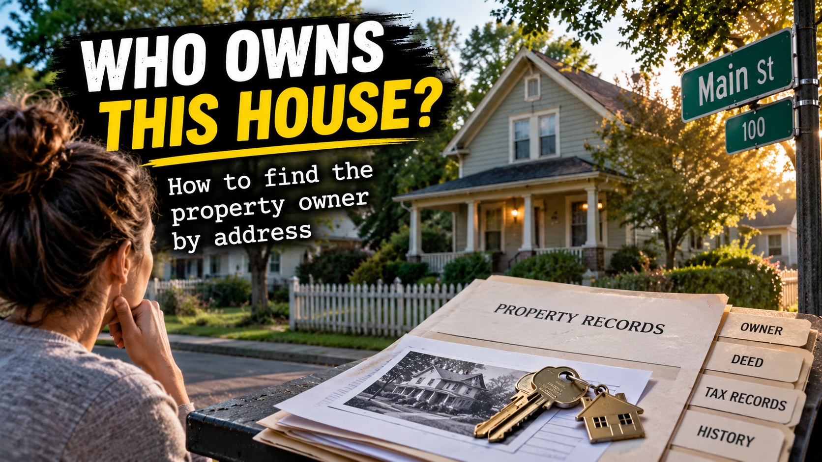Who Owns This House? How to Find the Property Owner by Address