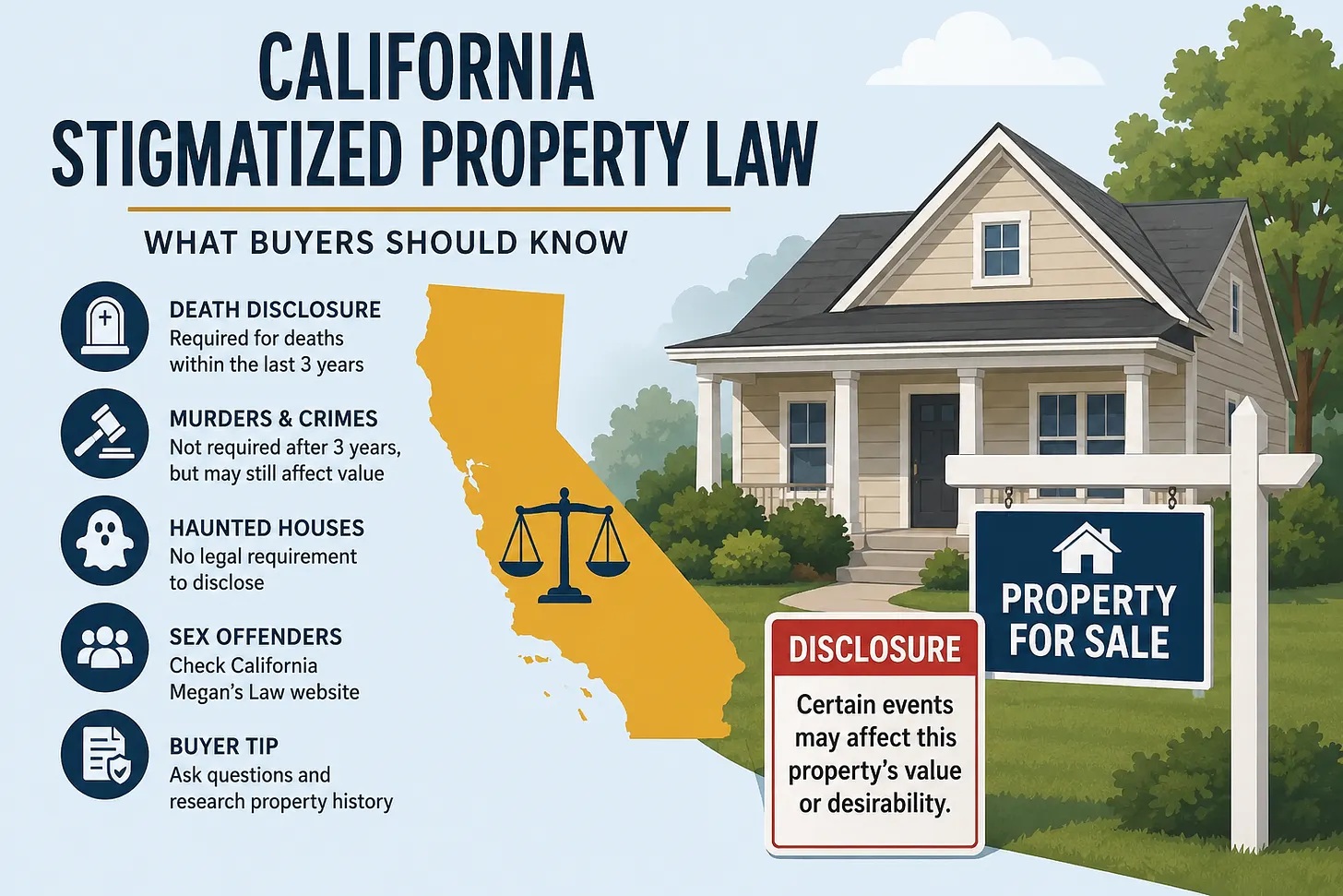 California Death Disclosure Law: What Sellers Must Reveal About Murders, Suicides, and Stigmatized Properties