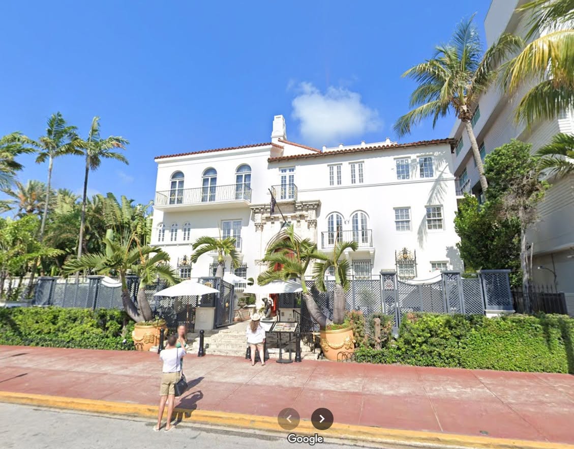 The Versace Mansion History: 1116 Ocean Drive Miami Beach, Florida 33139 