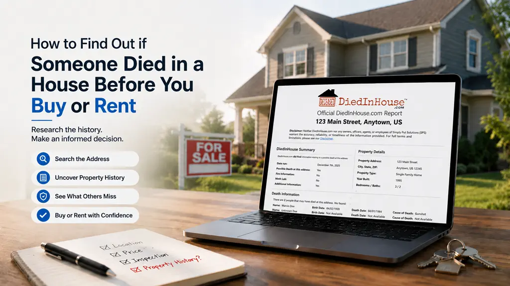 How to Find Out if Someone Died in a House Before You Buy or Rent